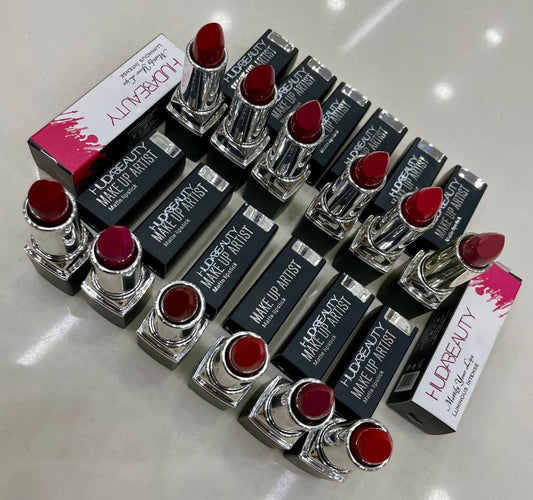 12 Pcs Huda Beauty Lipstick Set | Matte & Long-Lasting Shades