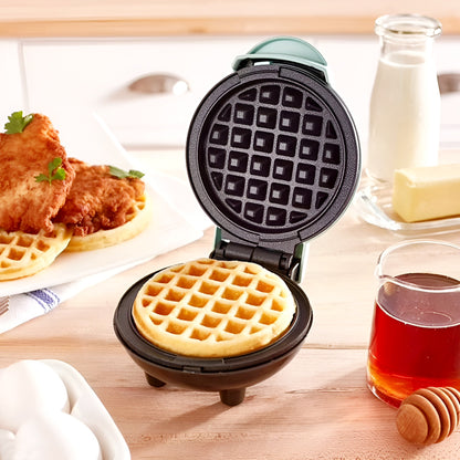 Compact 4-Inch Non-Stick Electric Mini Waffle Maker | 350-Watt