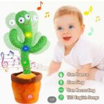 Rechargeable Cactus Toy – Interactive Dancing Toy with Lights & Sounds