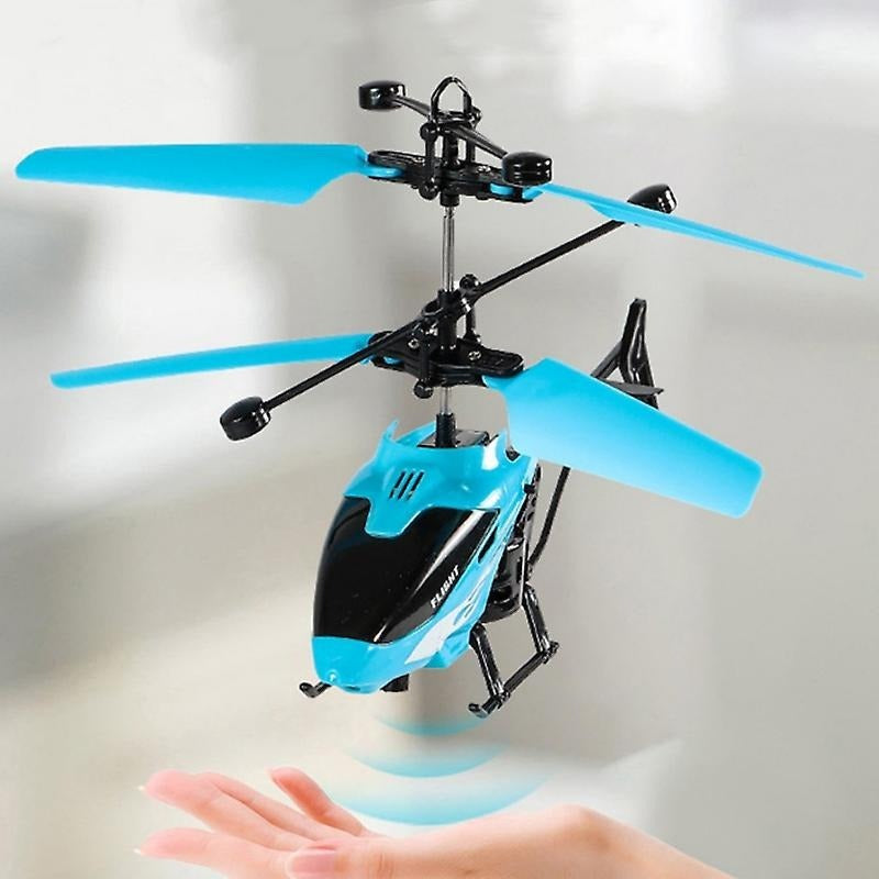 Rechargeable Flying Helicopter With Lights,(hand Sensor Control) Best Toy For Kids Playing (random Color)