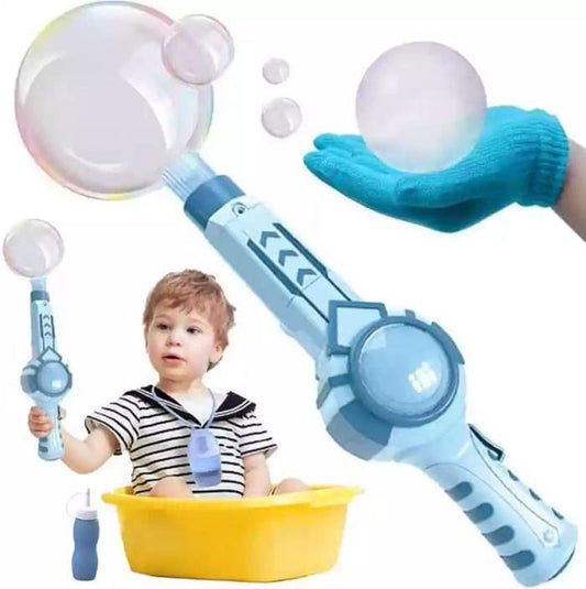 Smog Bubble Machine with Bubble Water & Heart Wand Toy (Random Colour)