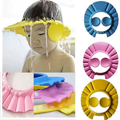 Baby Shower Cap – Adjustable Elastic Shampoo Shield for Kids’ Bathing