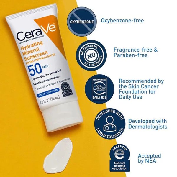 CeraVe 4-In-1 Skincare Kit | Night Cream, Sunblock, Cleanser & Serum