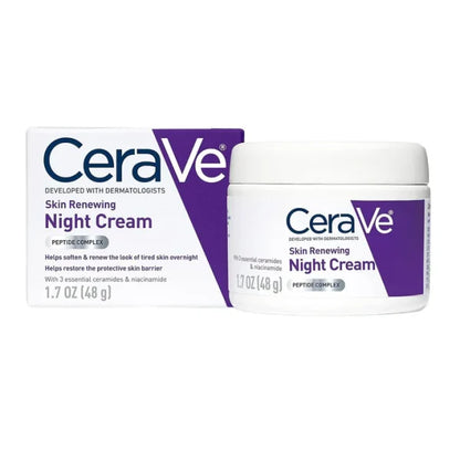 CeraVe 4-In-1 Skincare Kit | Night Cream, Sunblock, Cleanser & Serum