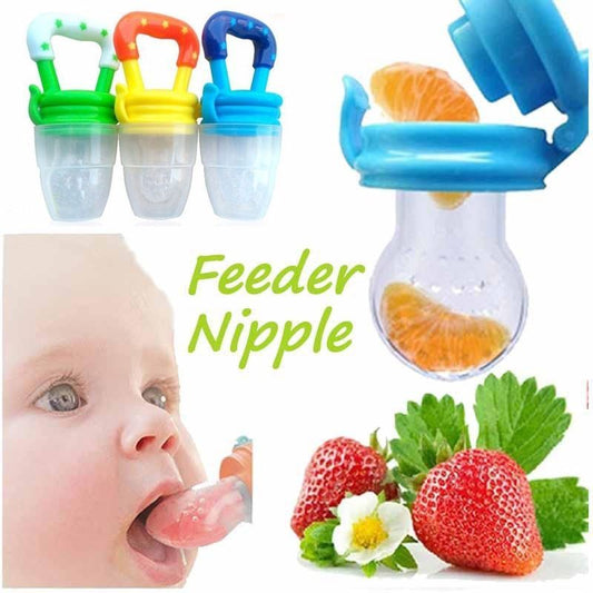 Pack of 2 Baby Shower Caps & BPA-Free Fruit Pacifiers