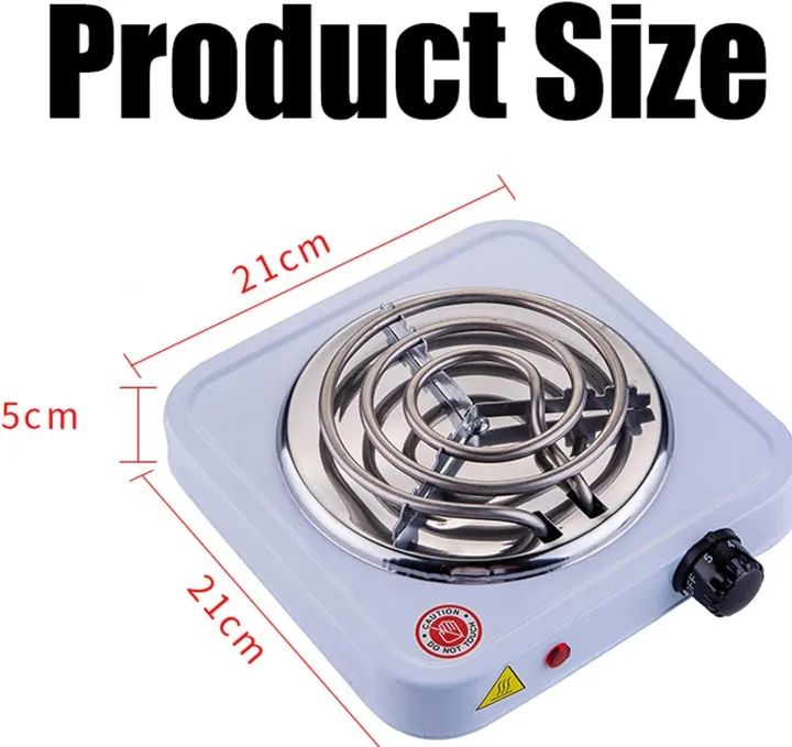 Electric Stove Hot Plate | 1000W Single Coil Burner for Cooking