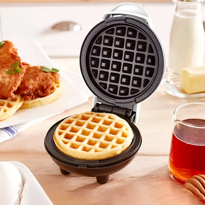 Compact 4-Inch Non-Stick Electric Mini Waffle Maker | 350-Watt