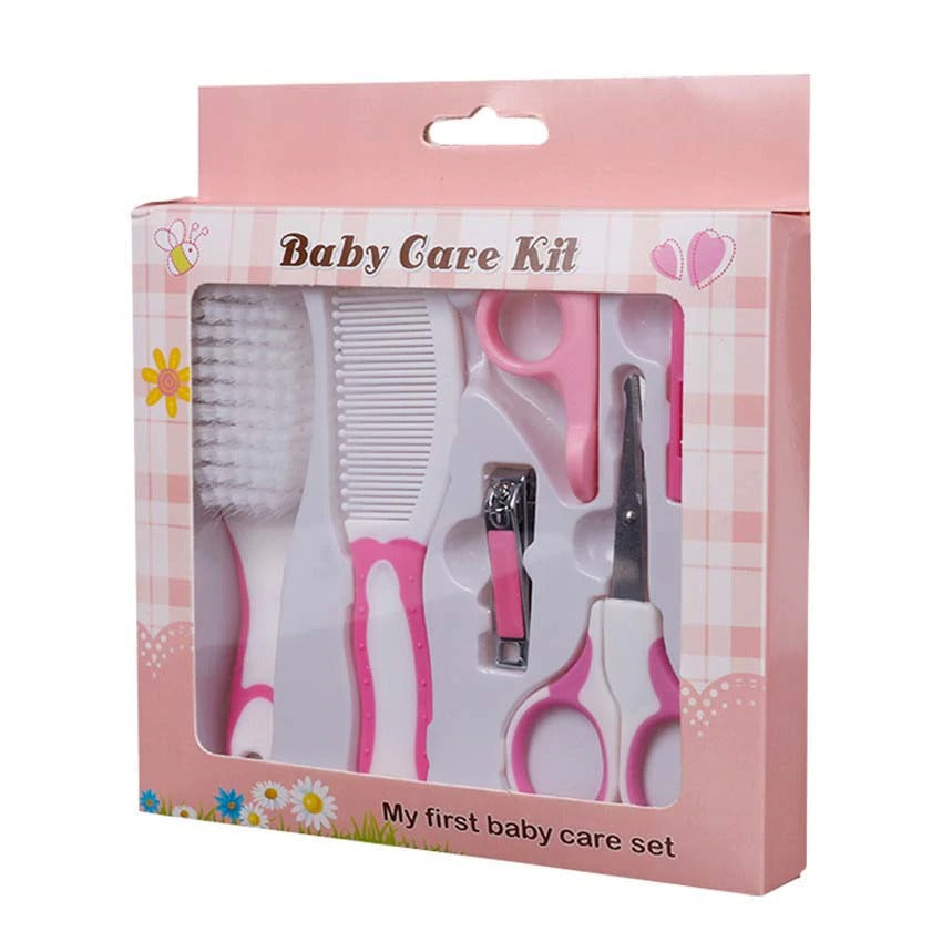 6 Pcs Baby Grooming Kit – Hair Brush, Clippers & Newborn Care Essentials