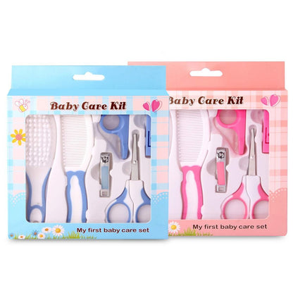 6 Pcs Baby Grooming Kit – Hair Brush, Clippers & Newborn Care Essentials