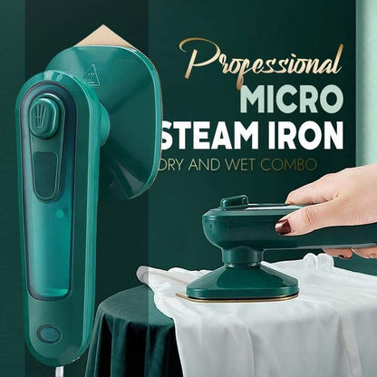 Professional Micro Steam Iron – Handheld Portable Mini Ironing Machine & Garment Steamer