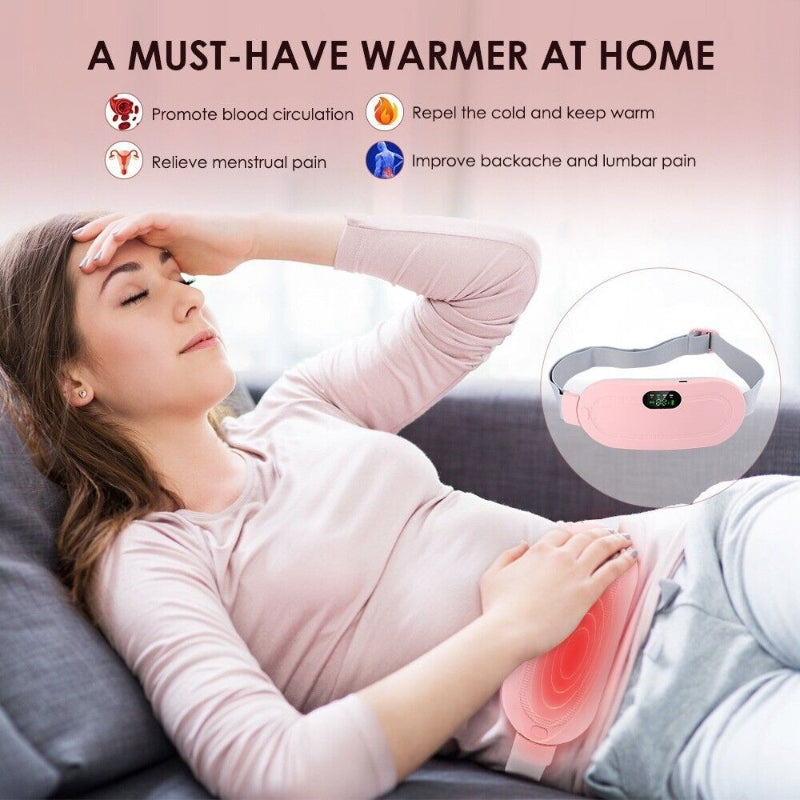 Heating and Vibrating Digital Period Pad – Pain Relief for Period Cramps & Women’s Care