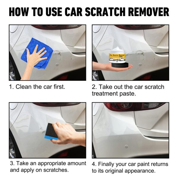 Scratch Repair Cream | Efficient Car Detailing Scratch Repair Wax