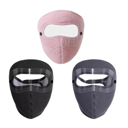 Winter Windproof Mask | Breathable Full Face Cover with Goggles for Cold-Weather Protection